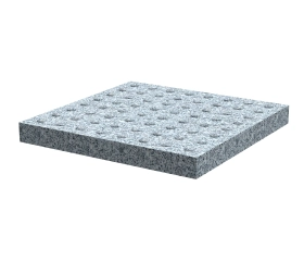 Плита тактильная с конусообразными рифами (в прямом порядке) 500*500*50, м/р: Мансуровское